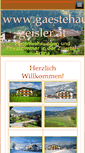 Mobile Screenshot of gaestehaus-geisler.at
